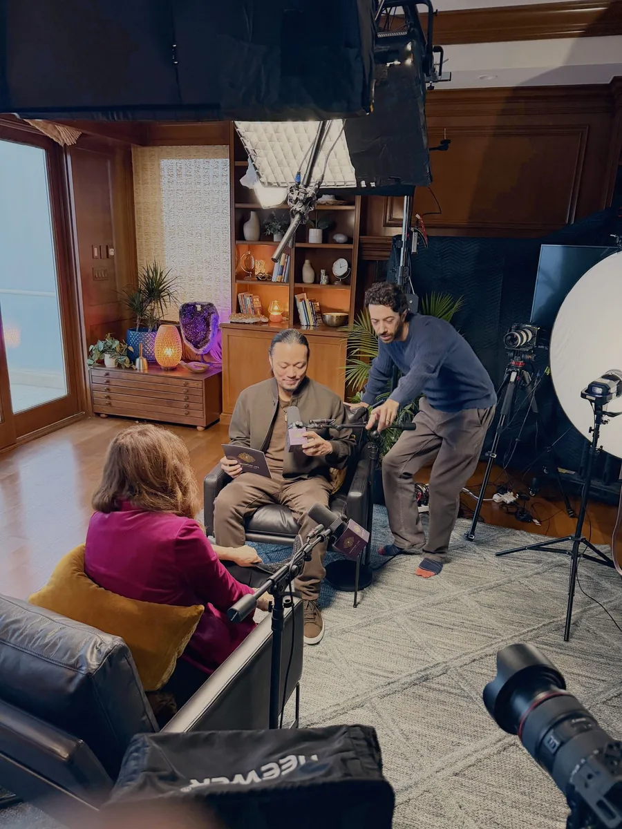 JLS founder directing a production